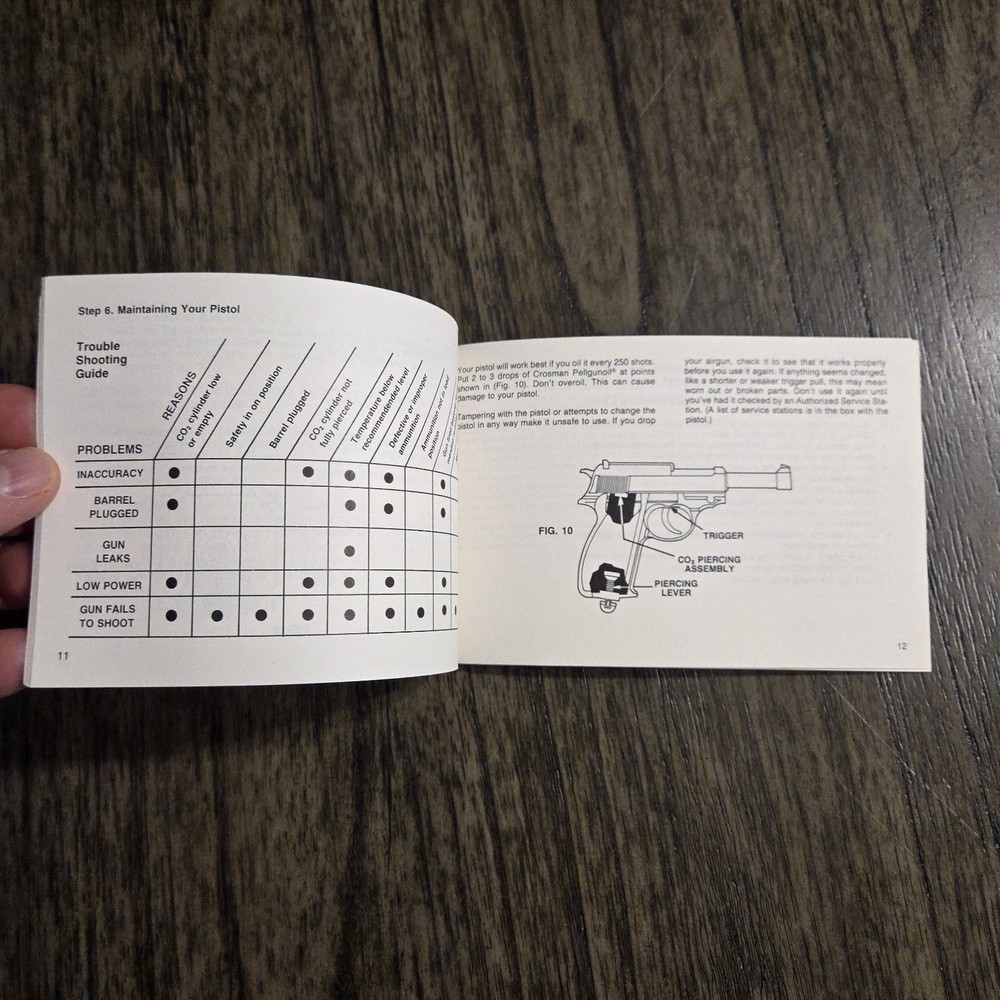 Airguns Owner's Manual - Model 338 Auto