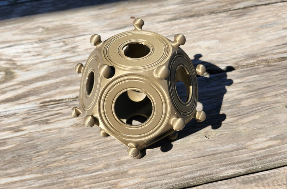 3D Printed Roman Dodecahedron - Medium