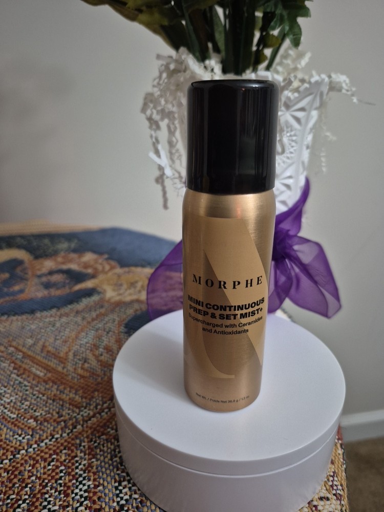 Morphe MINI CONTINUOUS PREP & SET MIST+ w/ Ceramides & Antioxidants 1.3oz $15