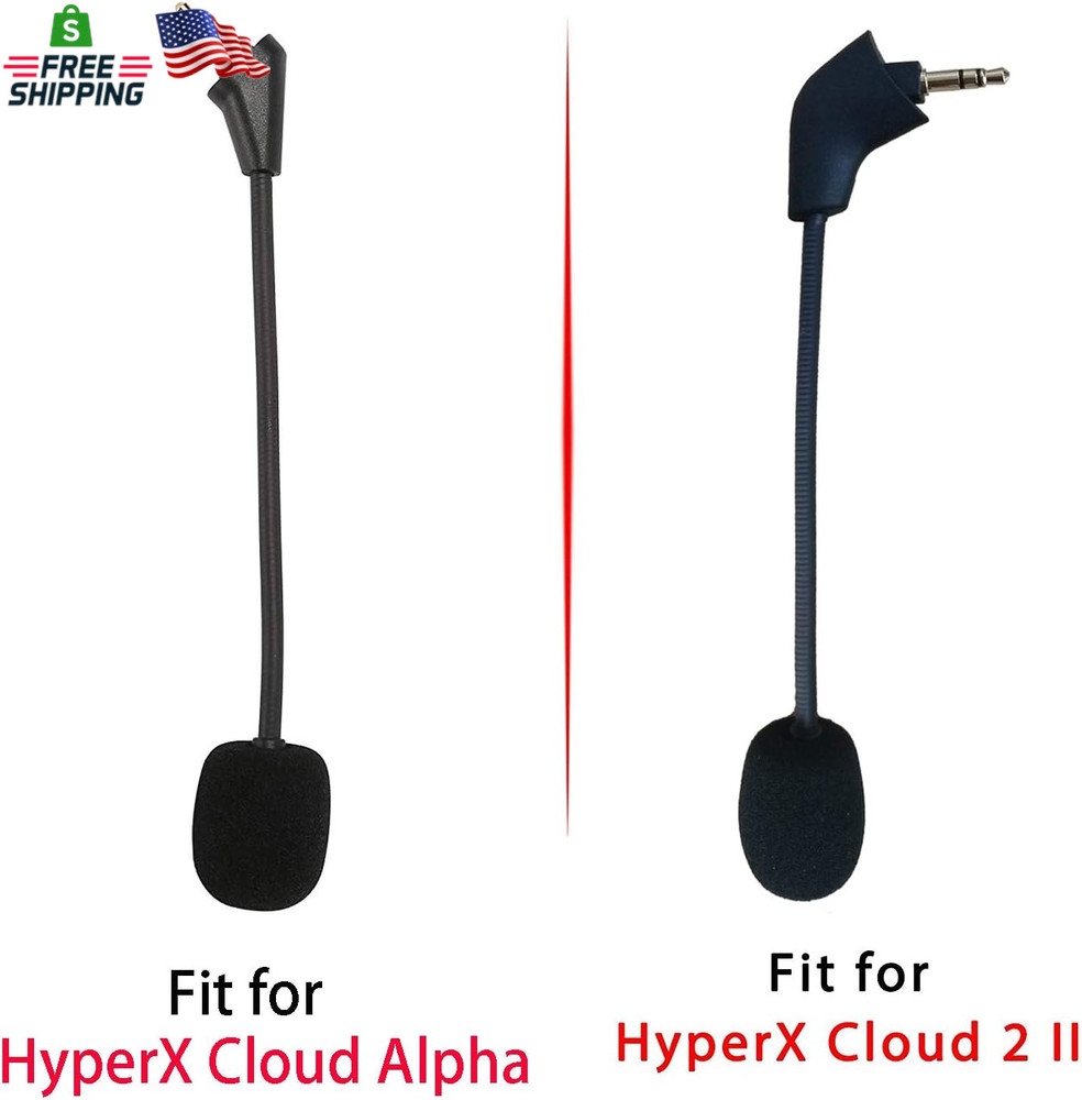 Replacement Microphone for Hyperx Cloud, Cloud X/Ii,Hyperx Silver Noise Cancelli