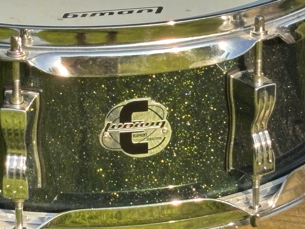 LUDWIG Element Green Sparkle 14” Snare Drum