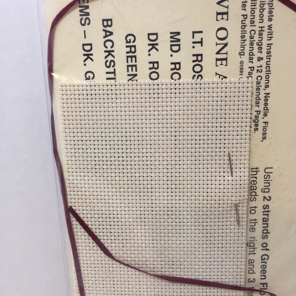 Love One Another Calendar Cross Stich Kit
