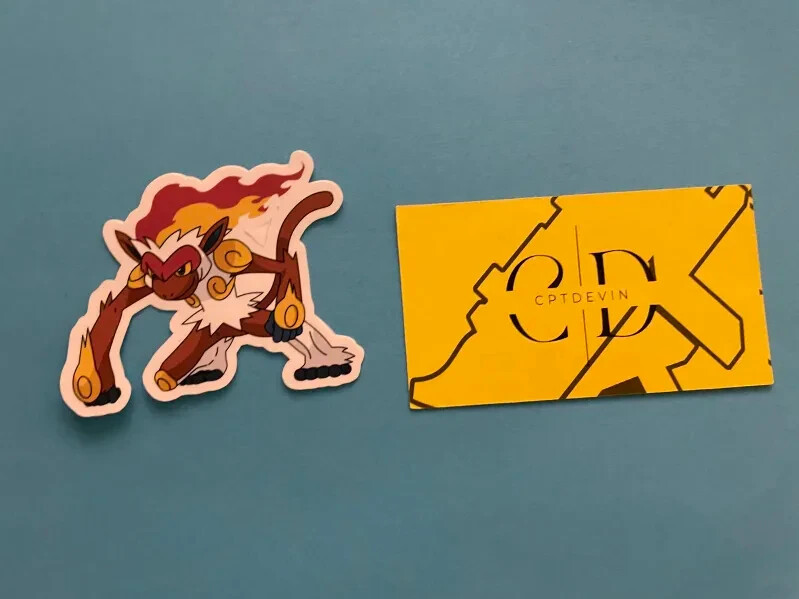 Infernape Waterproof Sticker 2.8'' x 2.3''