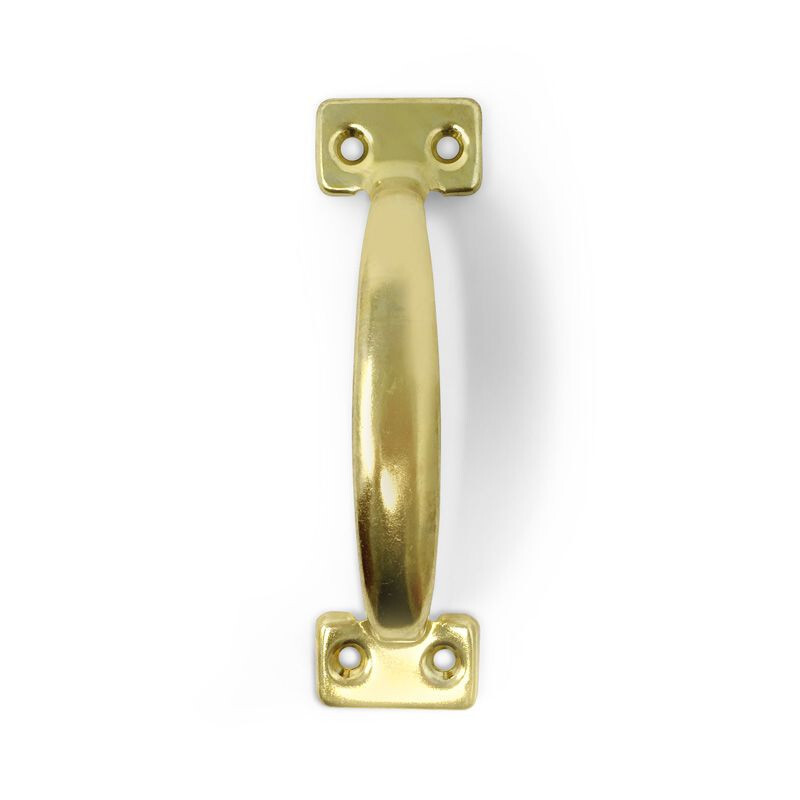 Grip Tight Tools DP01 5 3/4" Garage Door Pull Handle Brass Plated Finish