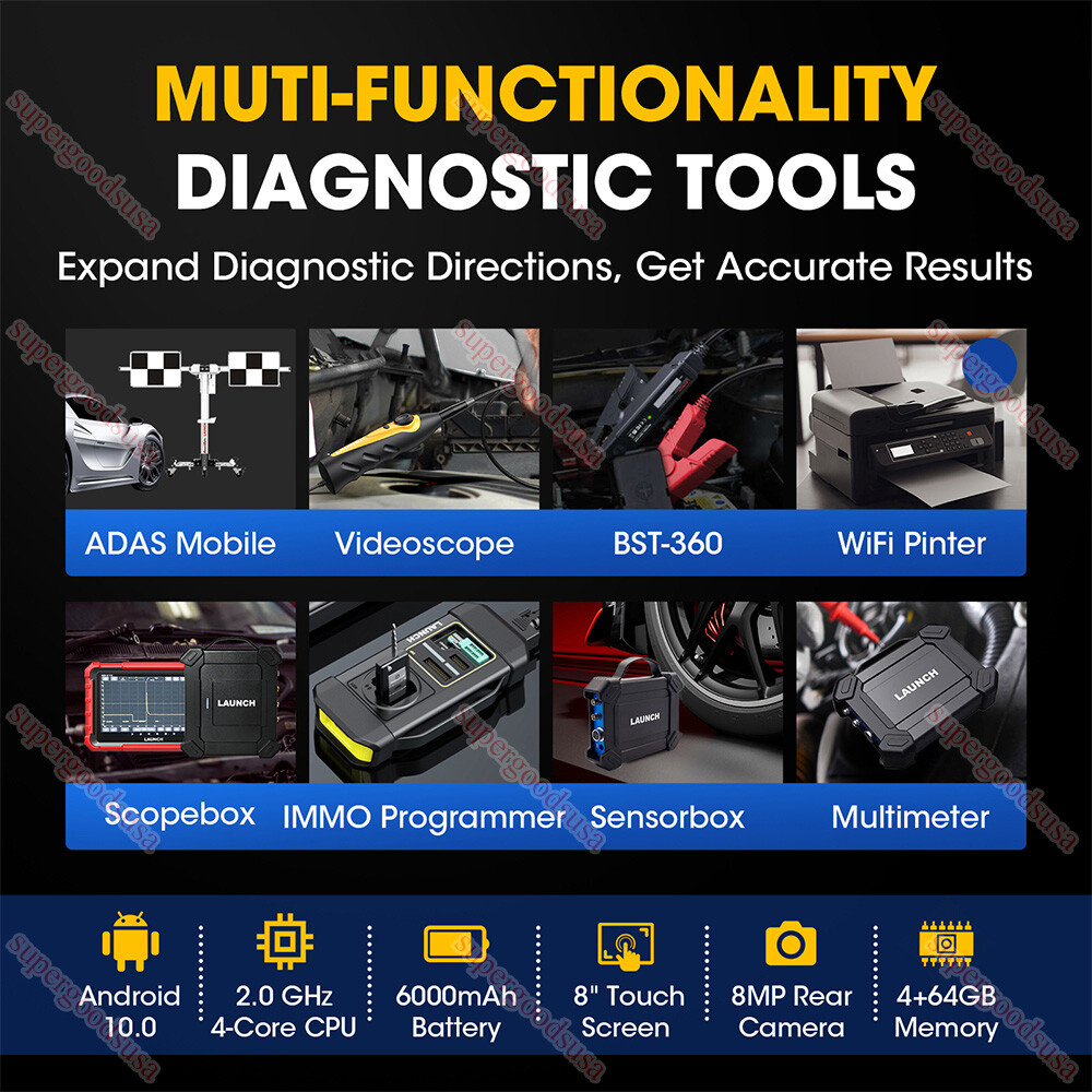 2025 LAUNCH X431 PRO Elite V + PRO5 OBD2 Scanner Car Diagnostic Tool Key Coding