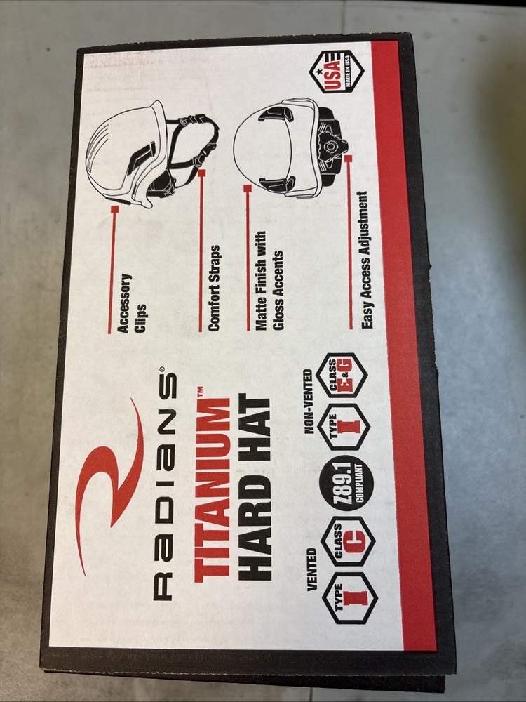 Radians TITANIUM Hard Hat THRXV-GRAY