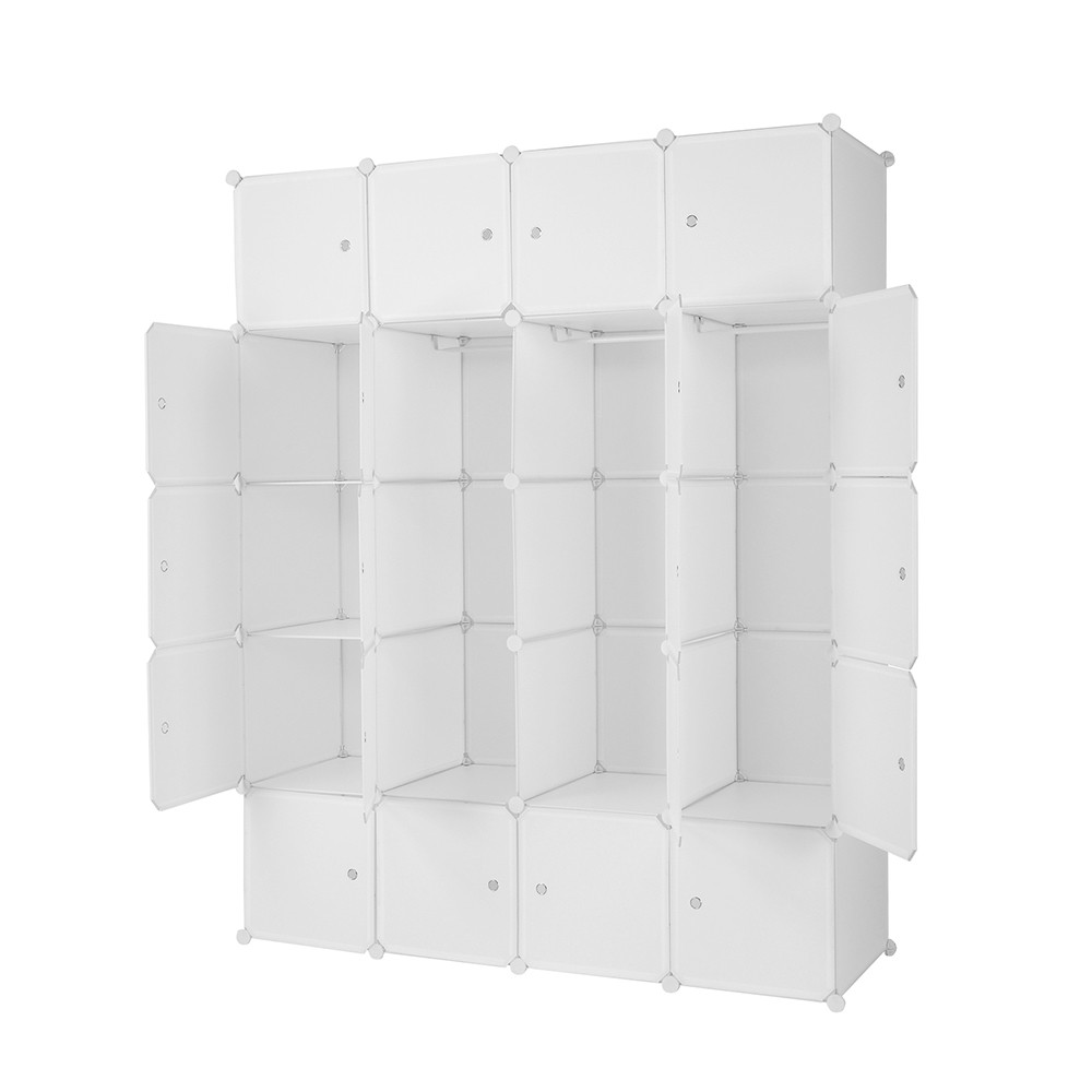 20 Cube Organizer Stackable Plastic Cube Storage Shelves Design