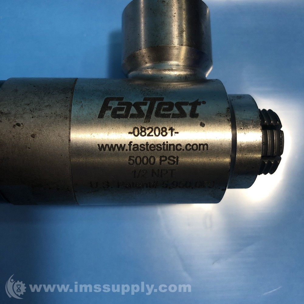 Fastest 082081 Pressure Test Fitting USIP