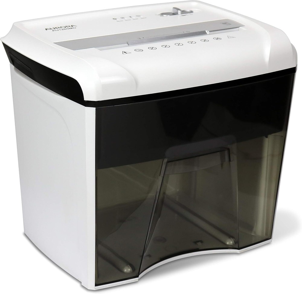 Aurora AU1285MD Compact Desktop-Style High Security 12-Sheet Micro-Cut White