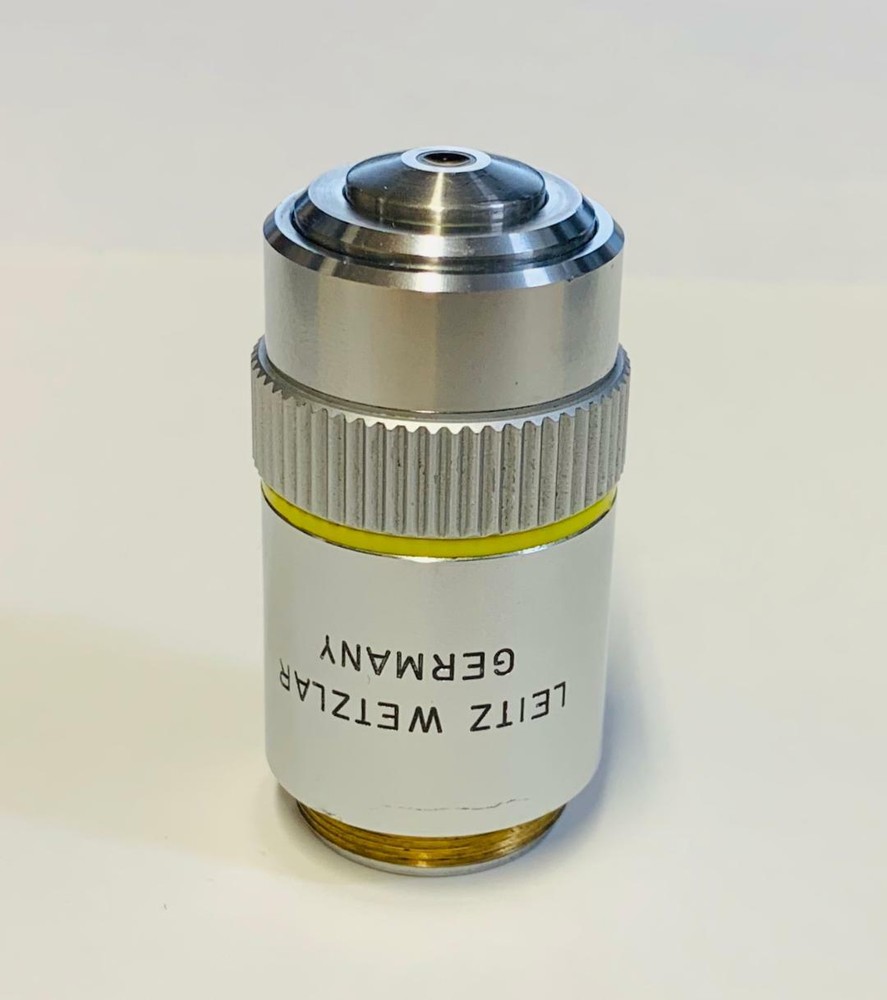 Leitz NPL Fluotar 10X/0.30 Microscope Objective Lens 160mm Fluorite