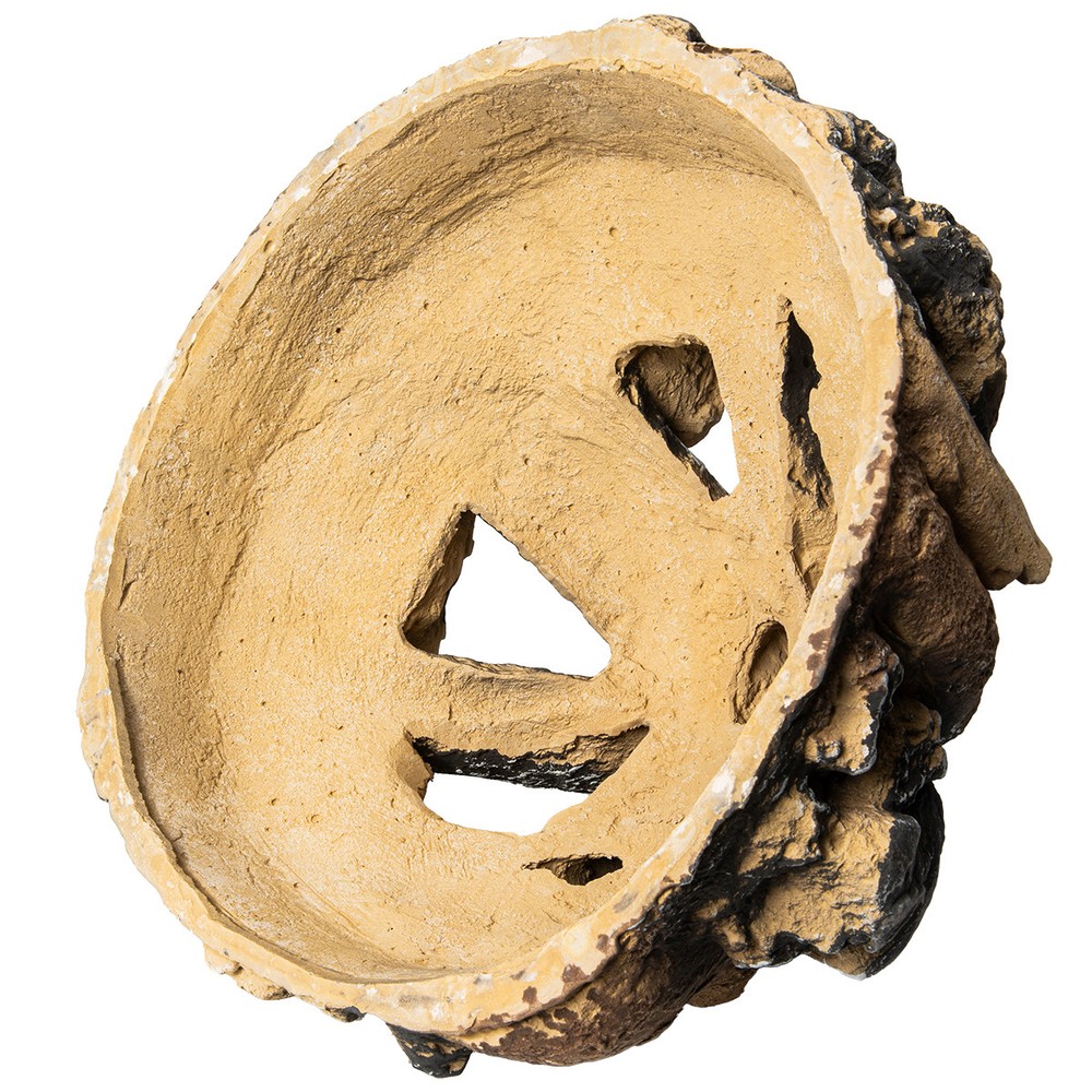 Barton Bonfire Logs Decorative Realistic Flame Large Ceramic Firepit Fireplace