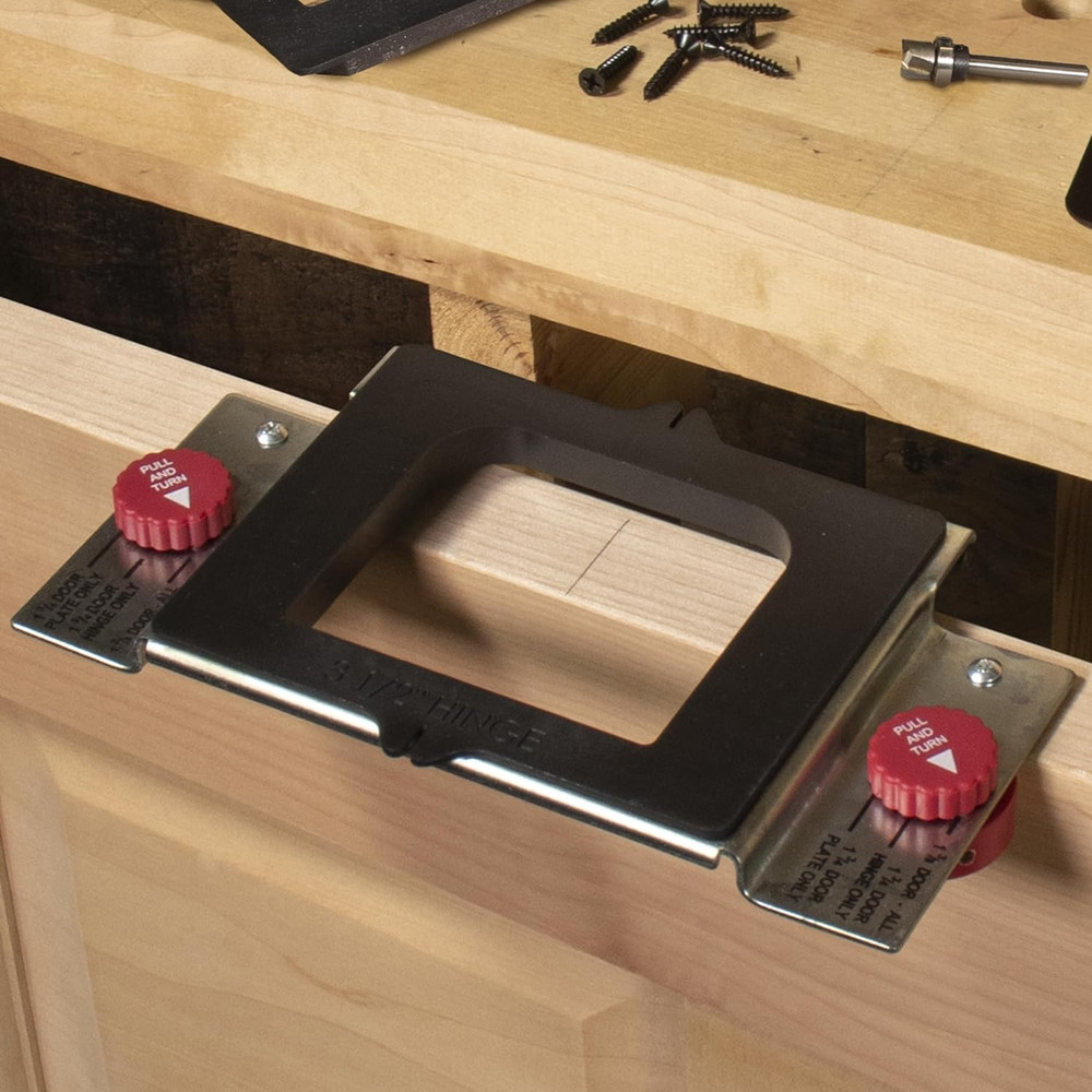 7301 Door Kit – for Installing Door Locks, Knobs, and Hinges. Self-Clamping Lock