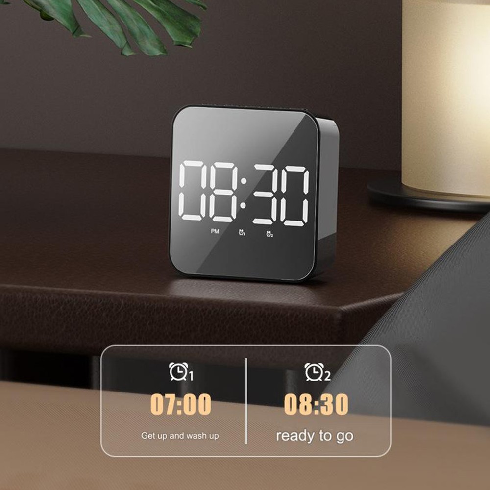 Multi Function LED Clock with Large Display and Voice Activated Control