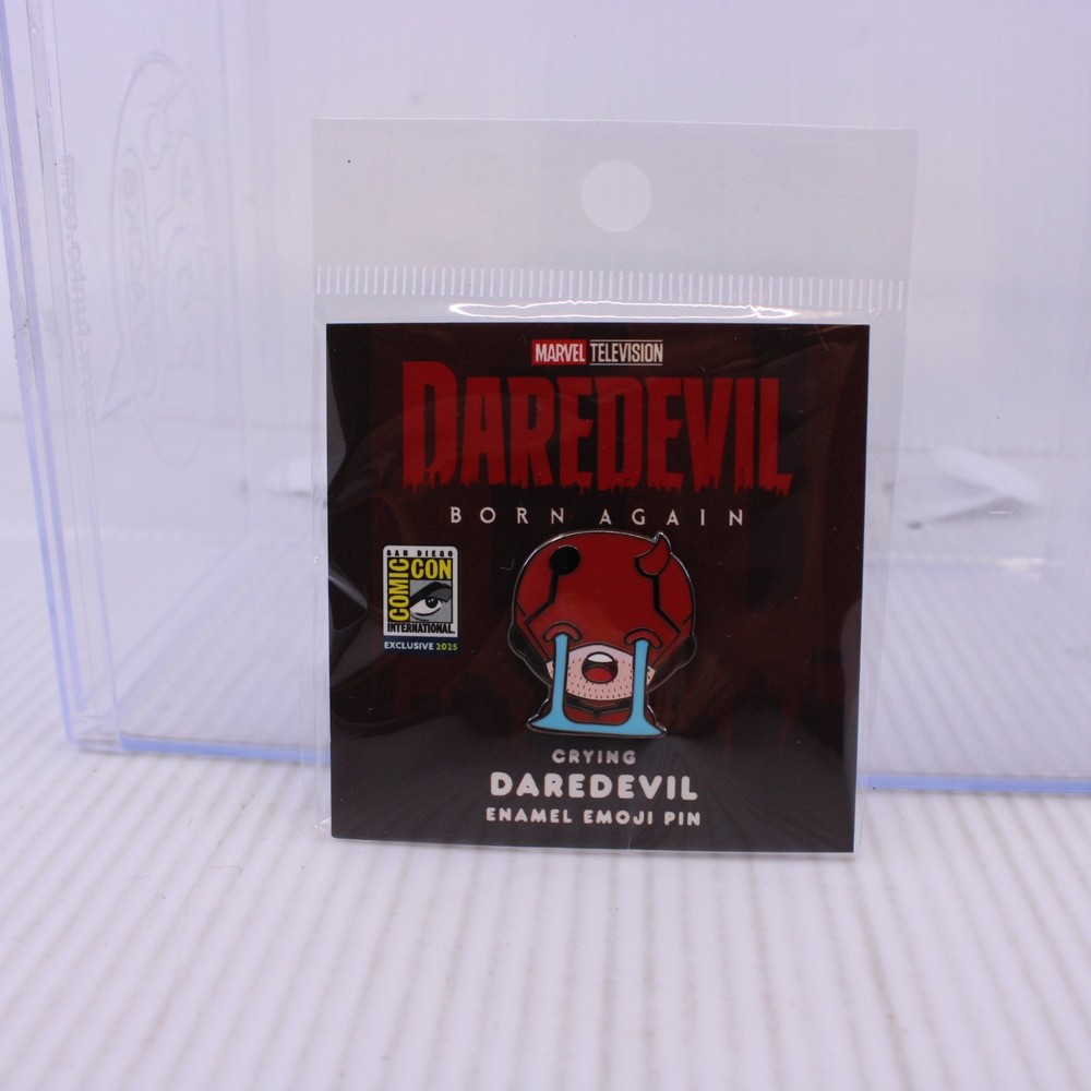C5 SDCC Exclusive 100% Soft Pin Marvel Studios Crying Daredevil Emoji