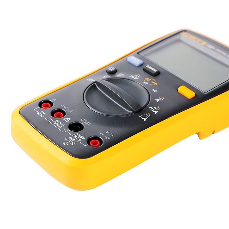 Fluke 12E+ Auto Range Digital Multimeter AC/DC Voltage Current Tester with Ohm