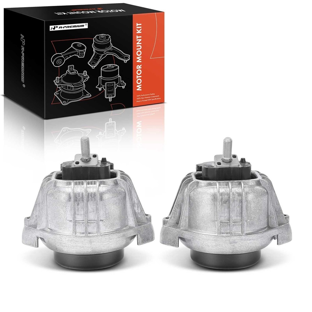 A-Premium 2PCS Front Left Right Engine Motor Mount Set Compatible with BMW 12...