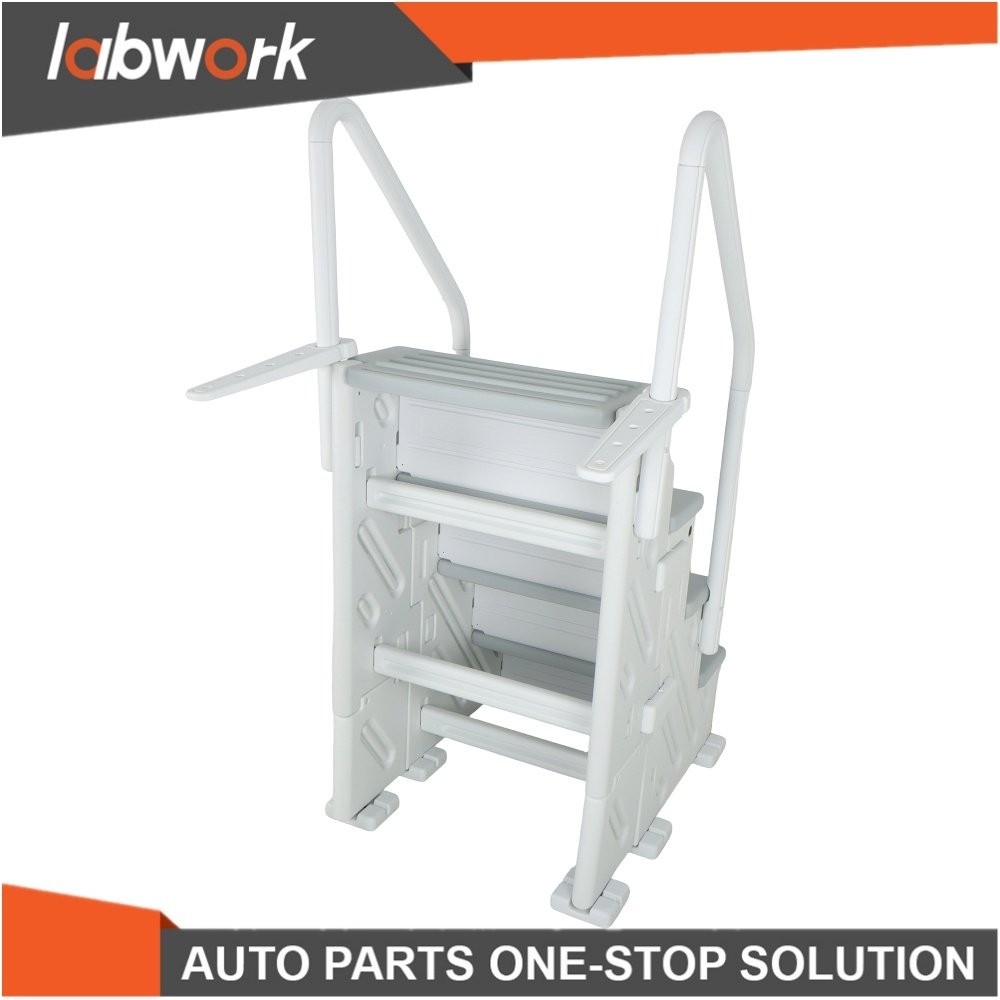 Labwork 4 Step Above Ground Swimming Pool Step Ladder Heavy Duty System Entry