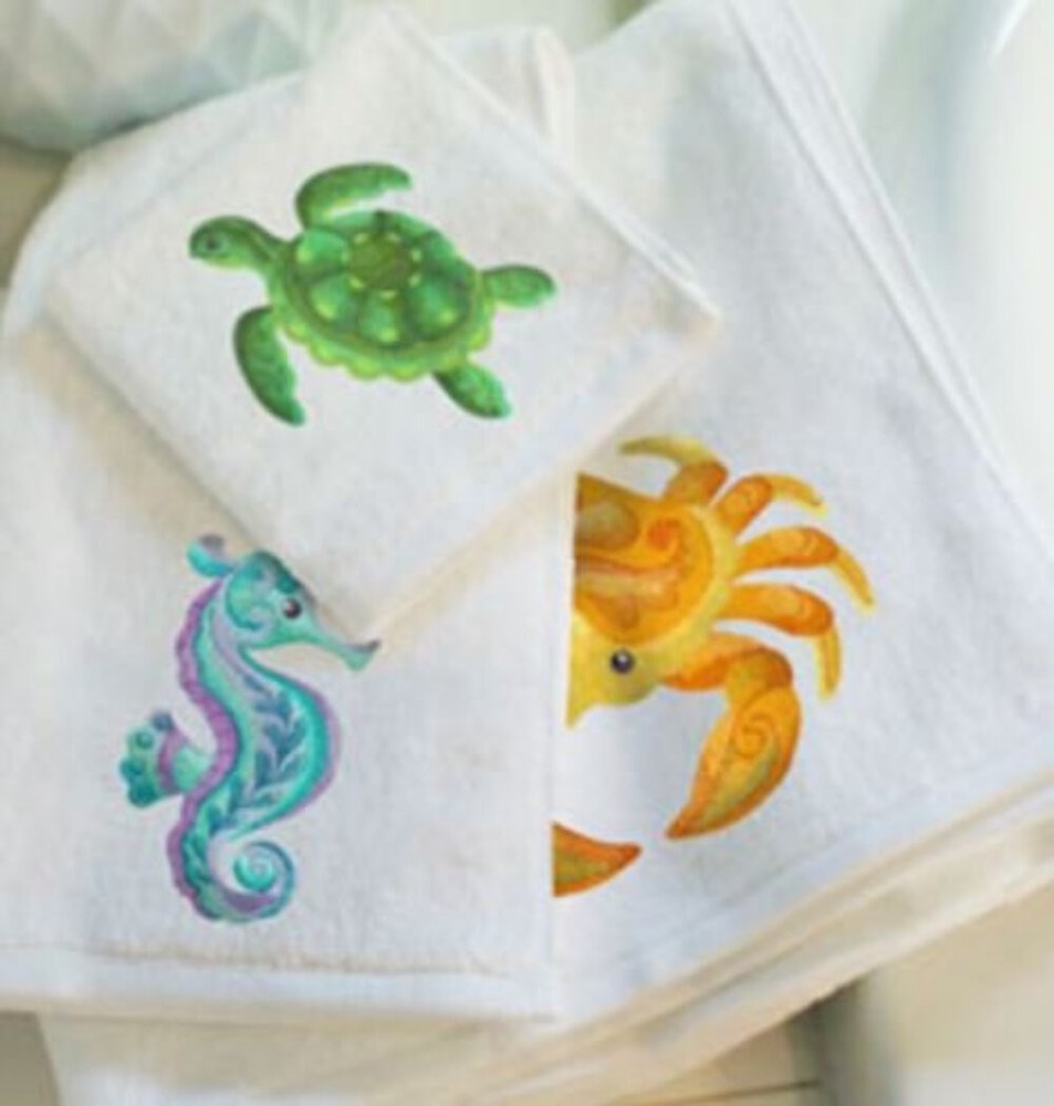 BeyondVision Ocean Calling Custom and Unique [ Sea Shell Serenity ] Embroidered