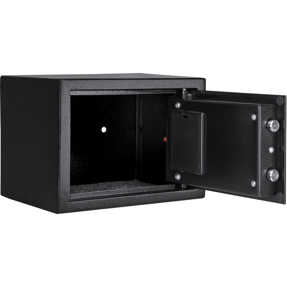 Barska Compact Security Safe Digital Keypad Lock Box w/ Deadbolts 0.22 Cu. Ft.