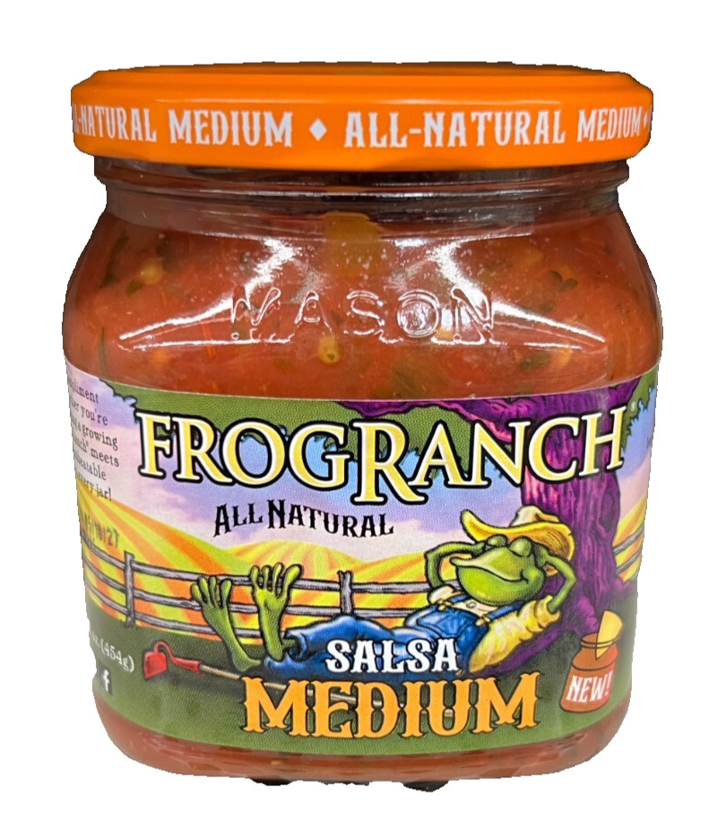 Frog Ranch All Natural Medium Salsa 16 oz