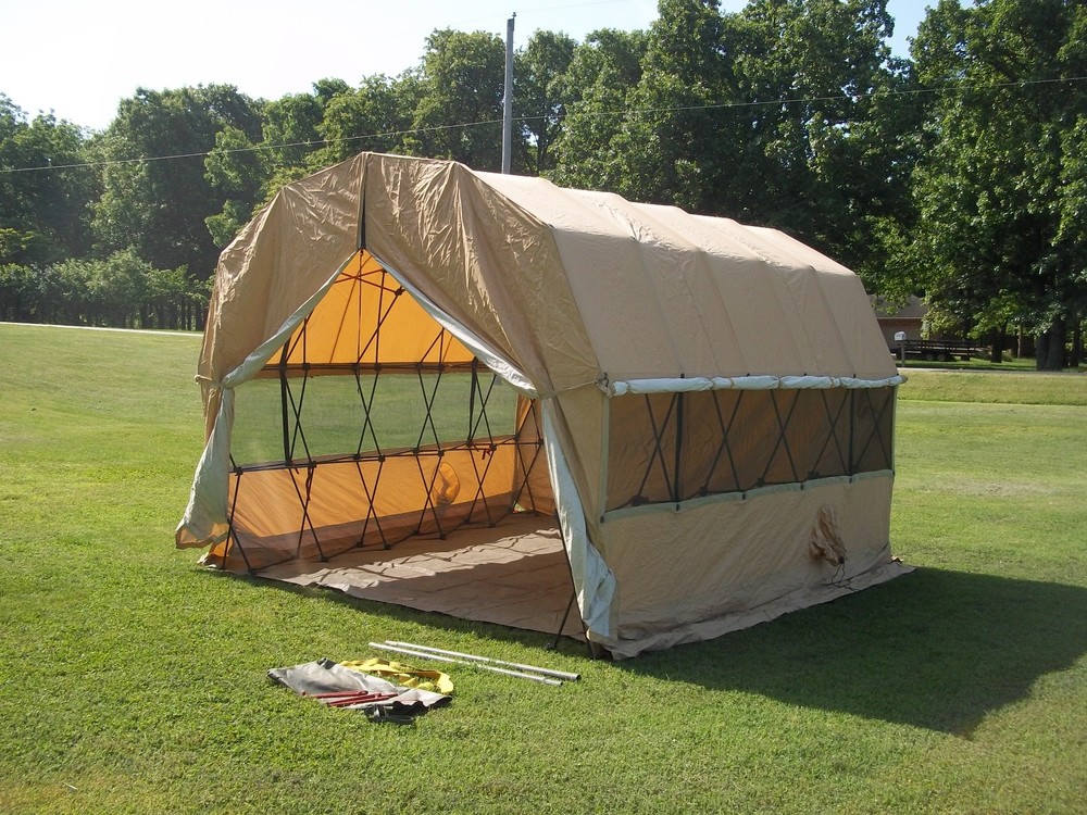 ONE....MILITARY SURPLUS QUICK-E FIRST RESPONSE SHELTER TENT FLEX HUB PART ARMY