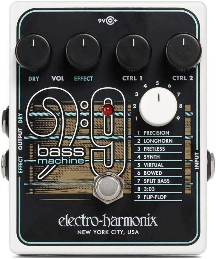 Electro-Harmonix Bass 9 Bass Machine Guitar Synth Effects NEW
