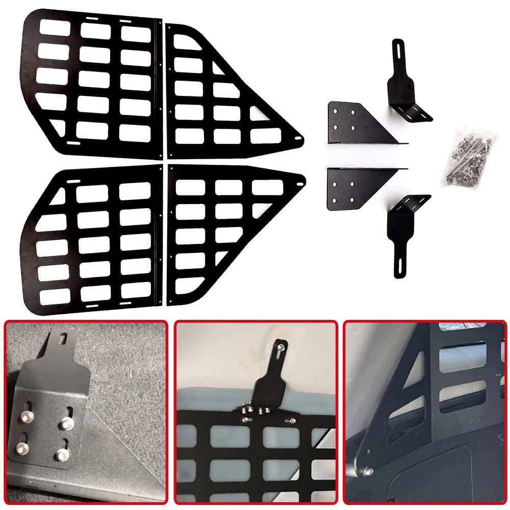 Rear Window Molle Panel Modular Storage Panel System For 2010-2020 Toyota