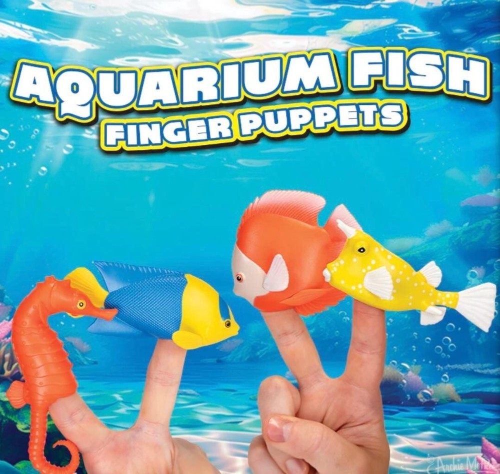 Cowfish Aquarium Fish Finger Puppet