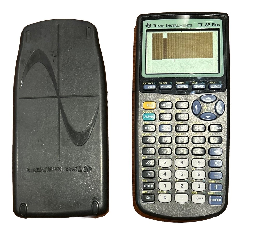 Texas Instruments TI-83 Plus Graphing Calculator With Cover
