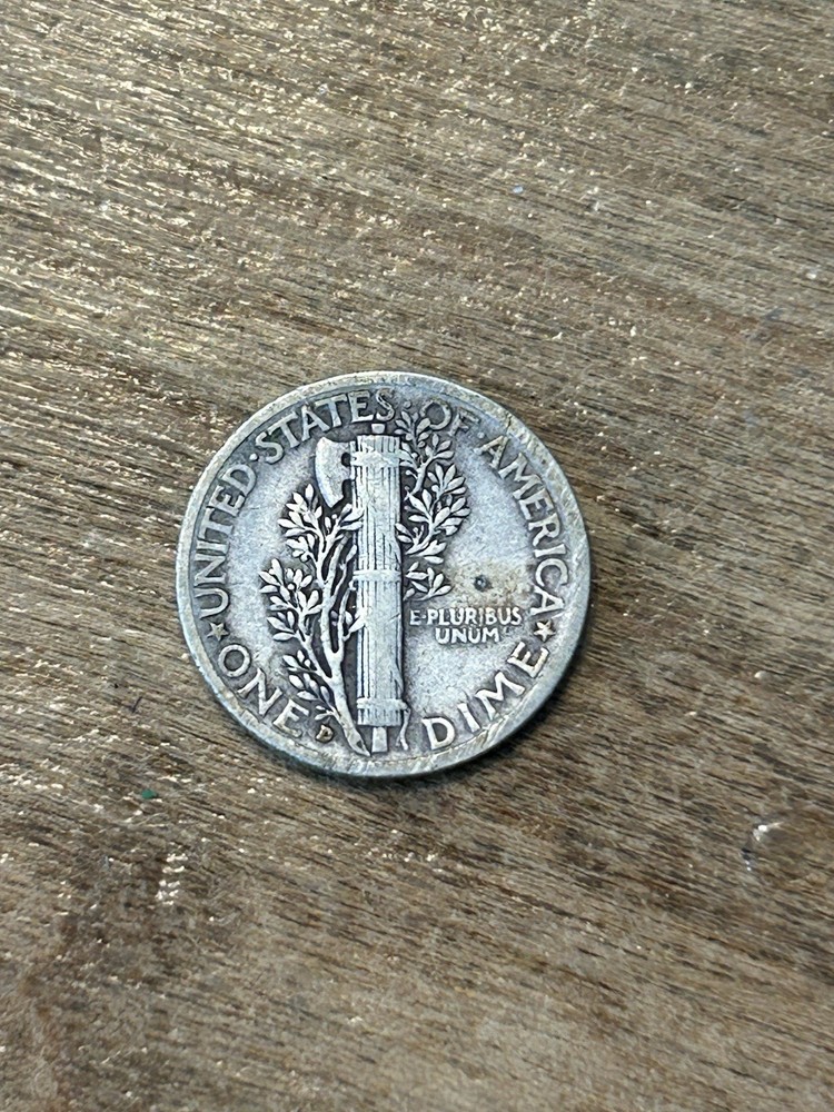 1939D Mercury Dime F