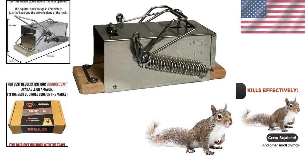 High-Quality Squirrel Trap - Efficient Extermination=