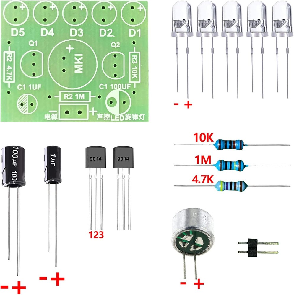 Soldering Practice Kit DIY Practical Electronic Project Learning Circuit...