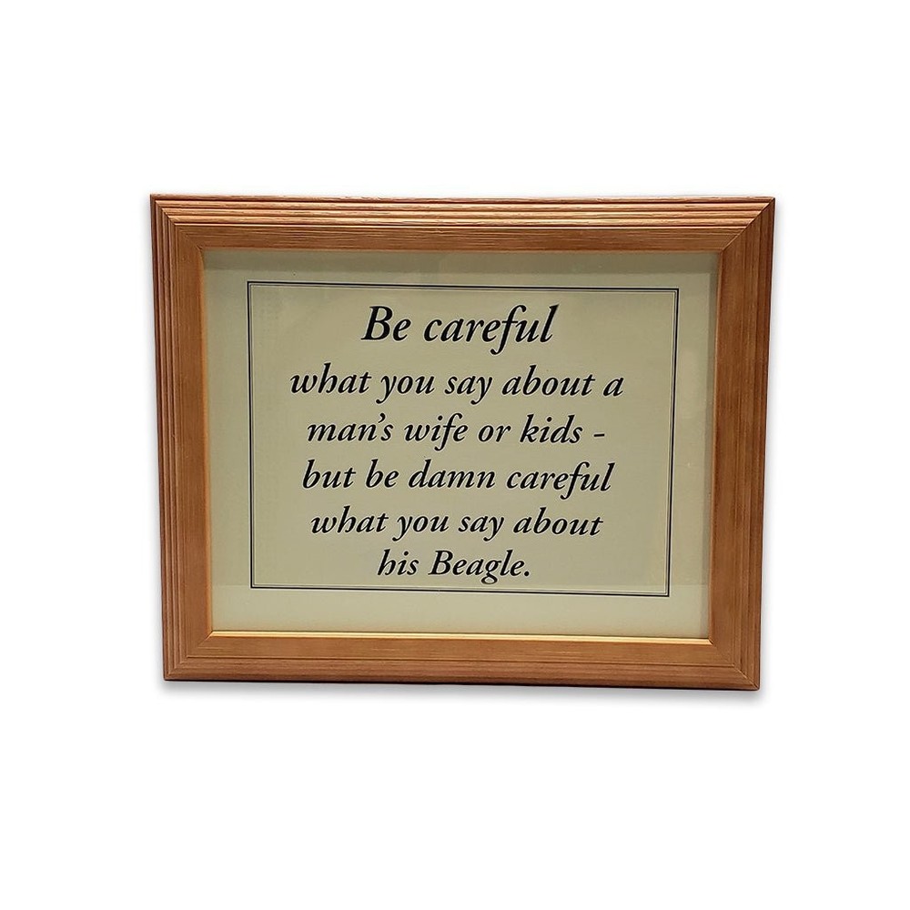 Framed Bird Dog Poem