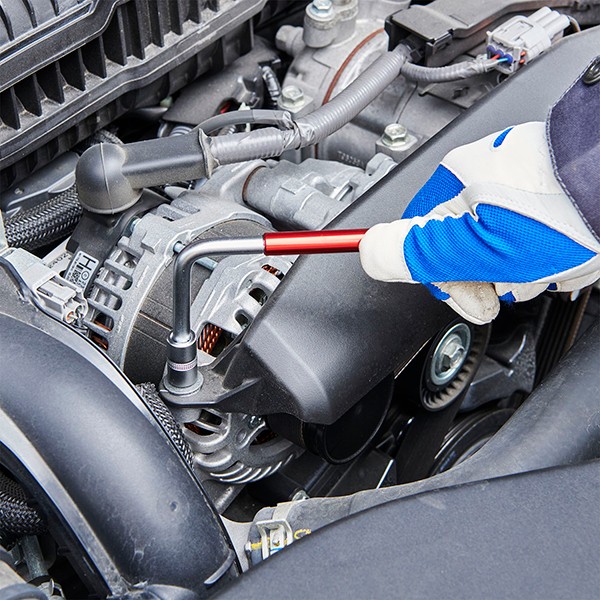 Vessel 2-Way Speed L-Handle With Bit & Socket Set (SLH21U)