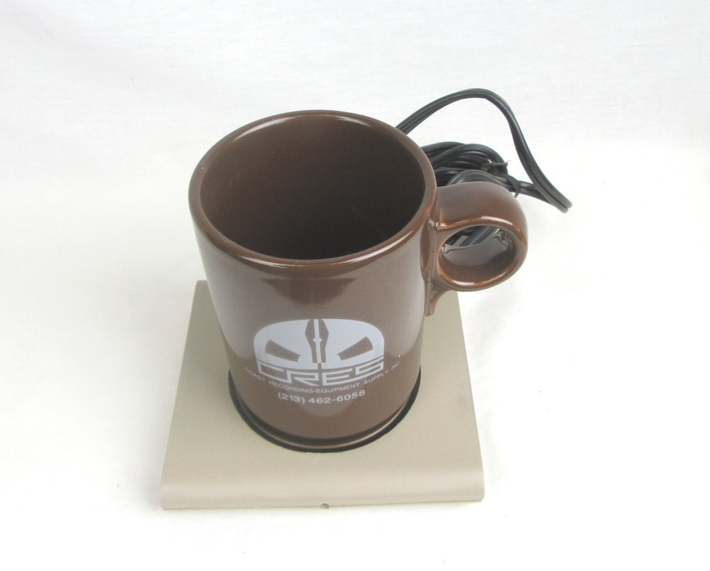 Ampex Mug and Warming Plate - New, Free Shipping