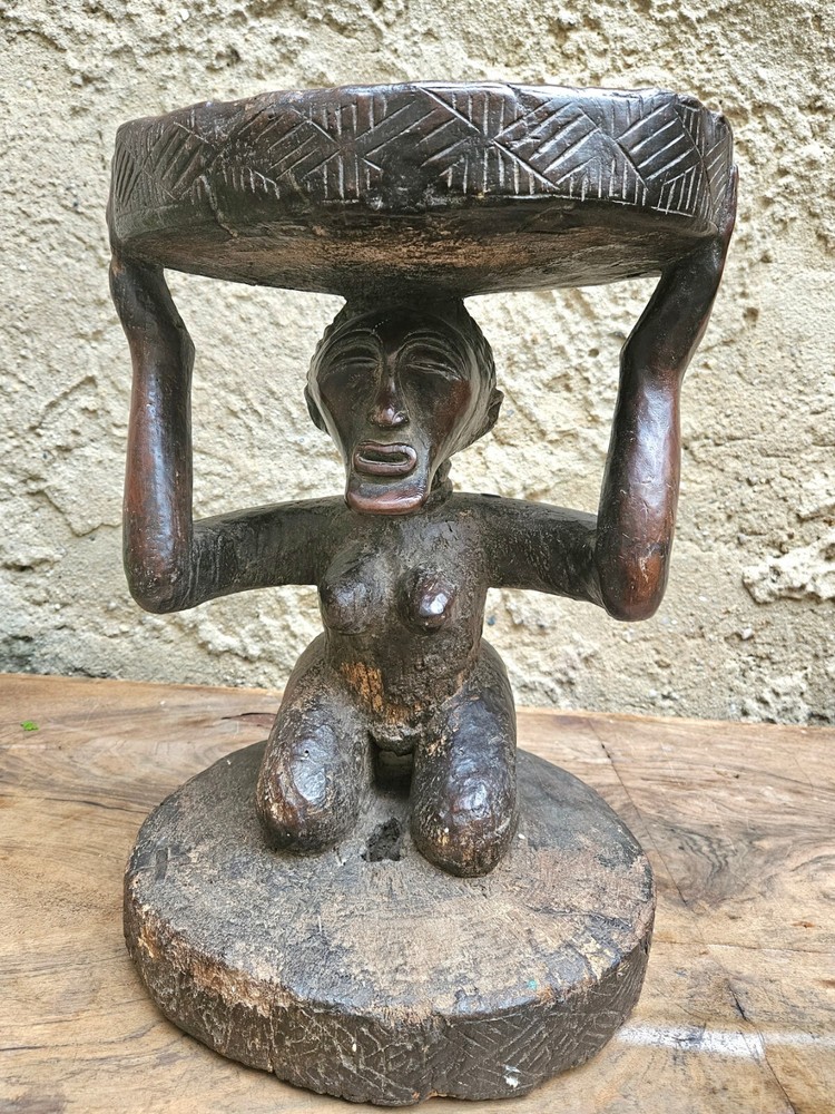 Royal Songye Seat from Congo