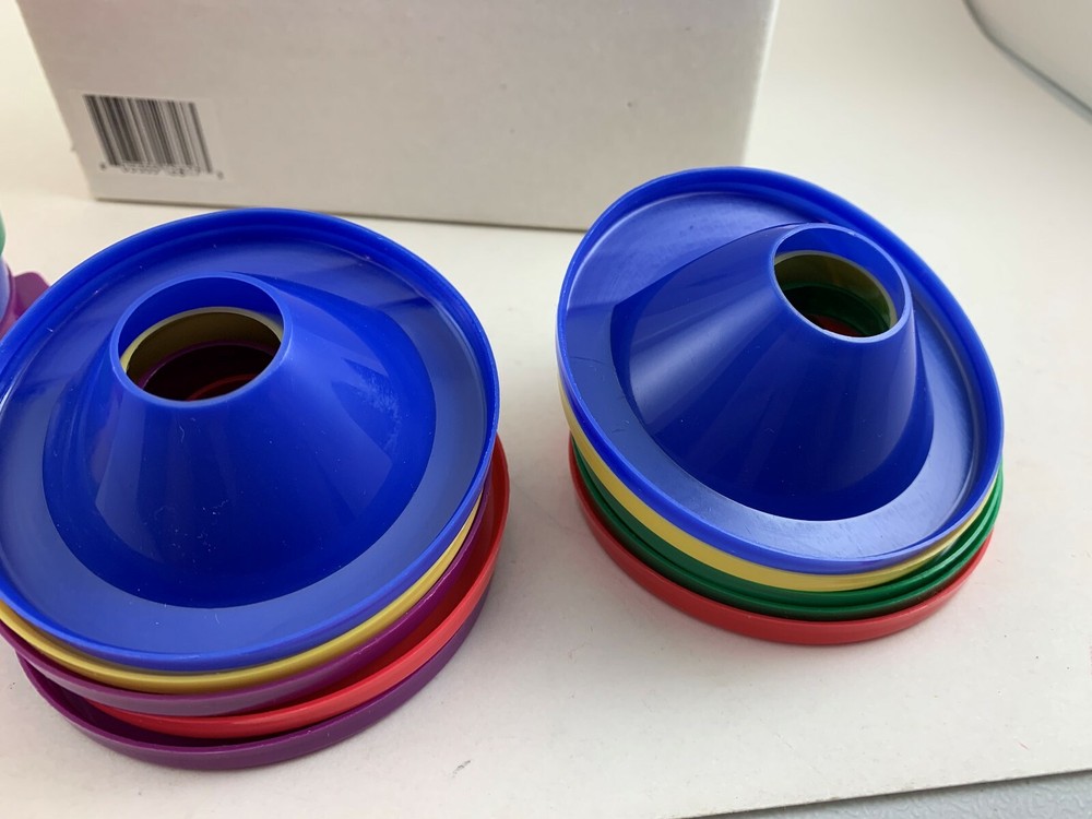 NEW 10 PC. EMPTY PAINT POTS FOR CRAFTS AND SCHOOL PROJECTS