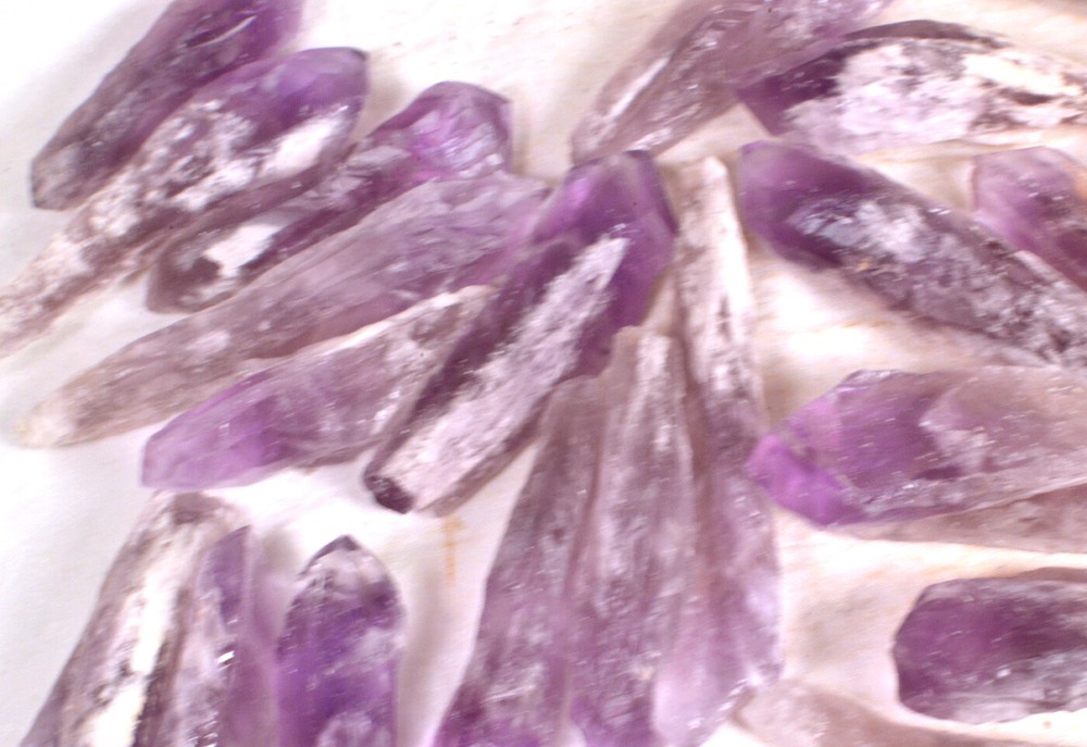 #5585 Amethyst "Dragon Teeth" Points - Bahia, Brazil [ONE PIECE]