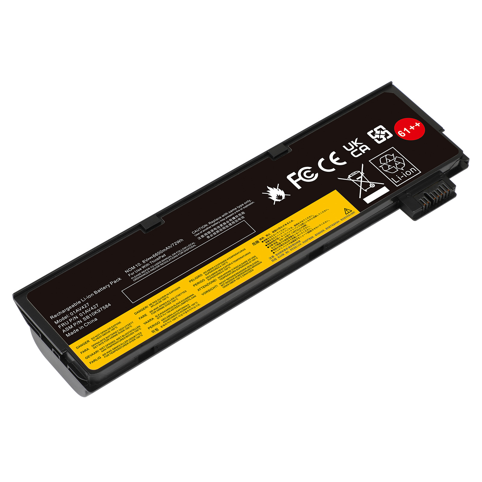 🔥LOT 61++ 72Wh Battery for Lenovo ThinkPad T470 T480 T570 T580 01AV492 01AV427