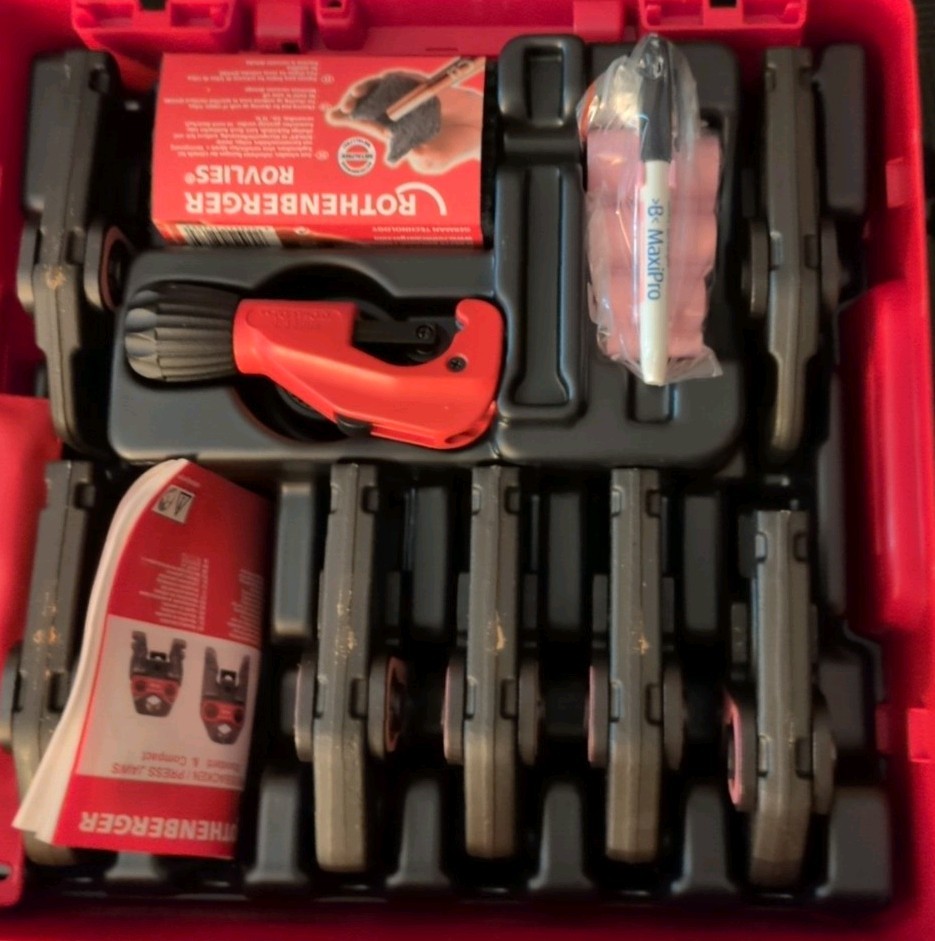 Rothenberger Romax Compact TT press tool set