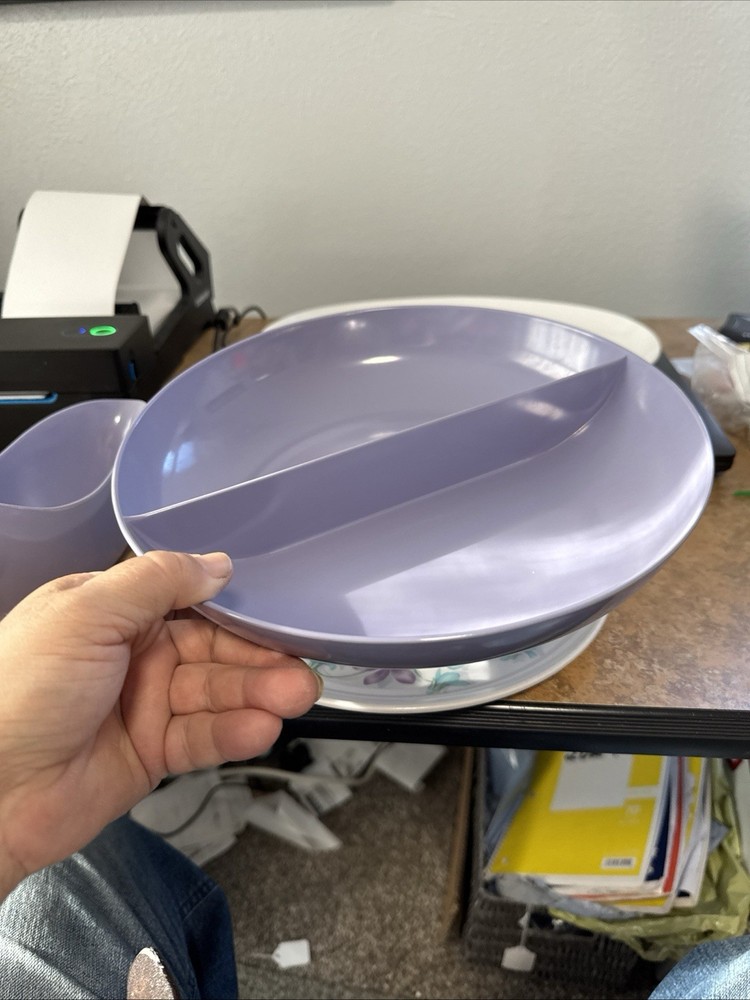 Melmac Raylon Lilac 4 Pc Set