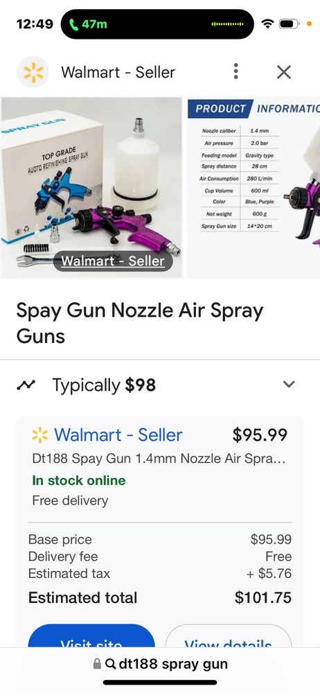 DT188 Spray Gun