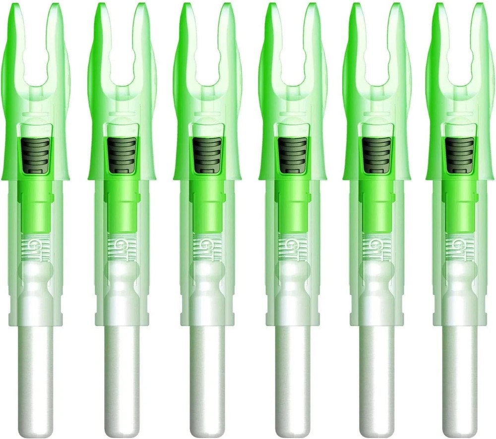 GT Lighted Nocks Arrows .246 inside Diameter Bolts On/Off Switch Light up Knocks