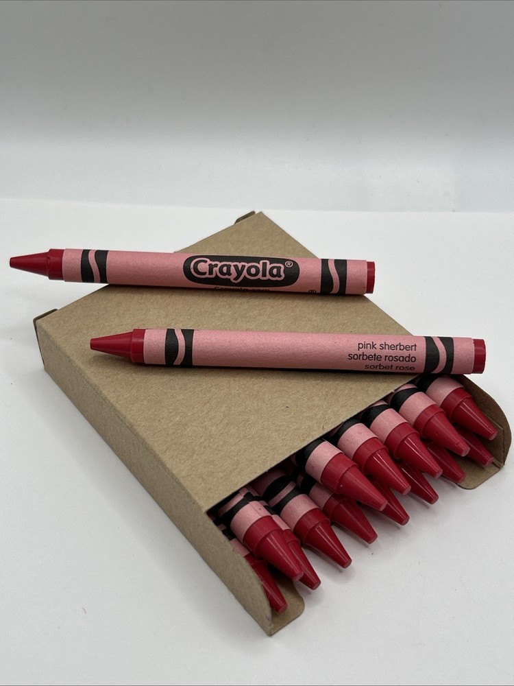 (16) Crayola Crayons (pink sherbert) BULK