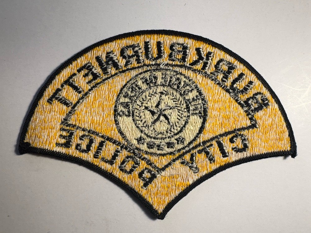 Burkburnett Texas Police Patch