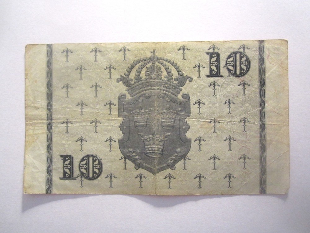 1956 SWEDEN 10 KRONOR