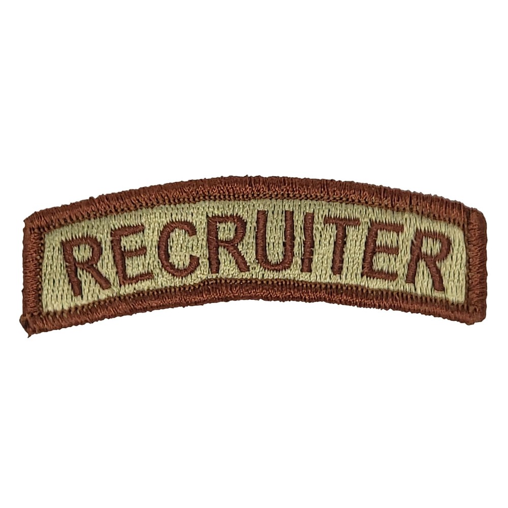 RECRUITER Duty Identifier Tab / USAF OCP Air Force Patch