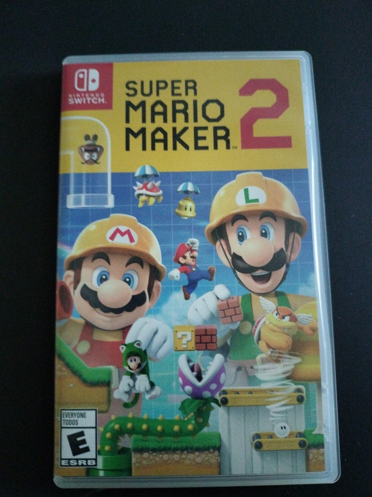 Replacement Case ONLY Super Mario Maker 2 Nintendo Switch Box UAE Version