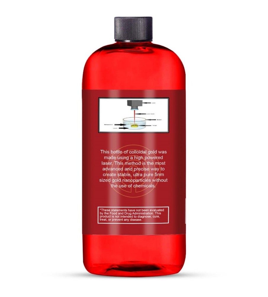 Colloidal Gold 500PPM - Laser Made