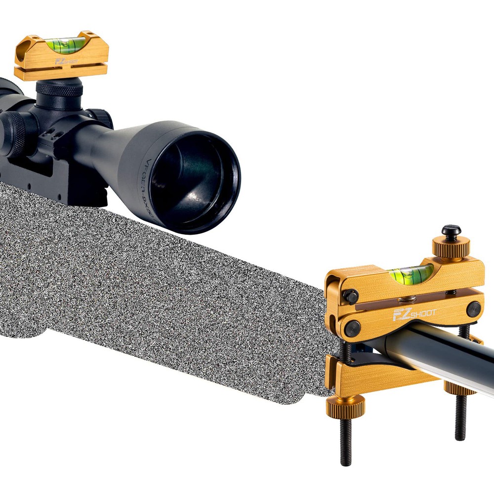 Scope Leveling Tool Scope Mounting Level Kit for Gunsmithing & Maintenance Gold